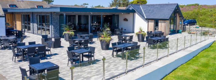 The Decking at The Deckhouse Silver Bay Anglesey
